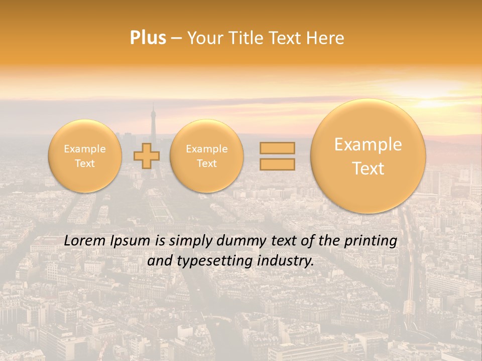 Sun Capital Eiffel PowerPoint Template