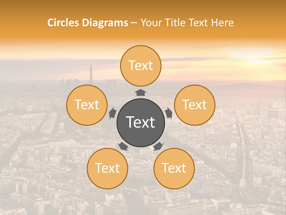 Sun Capital Eiffel PowerPoint Template