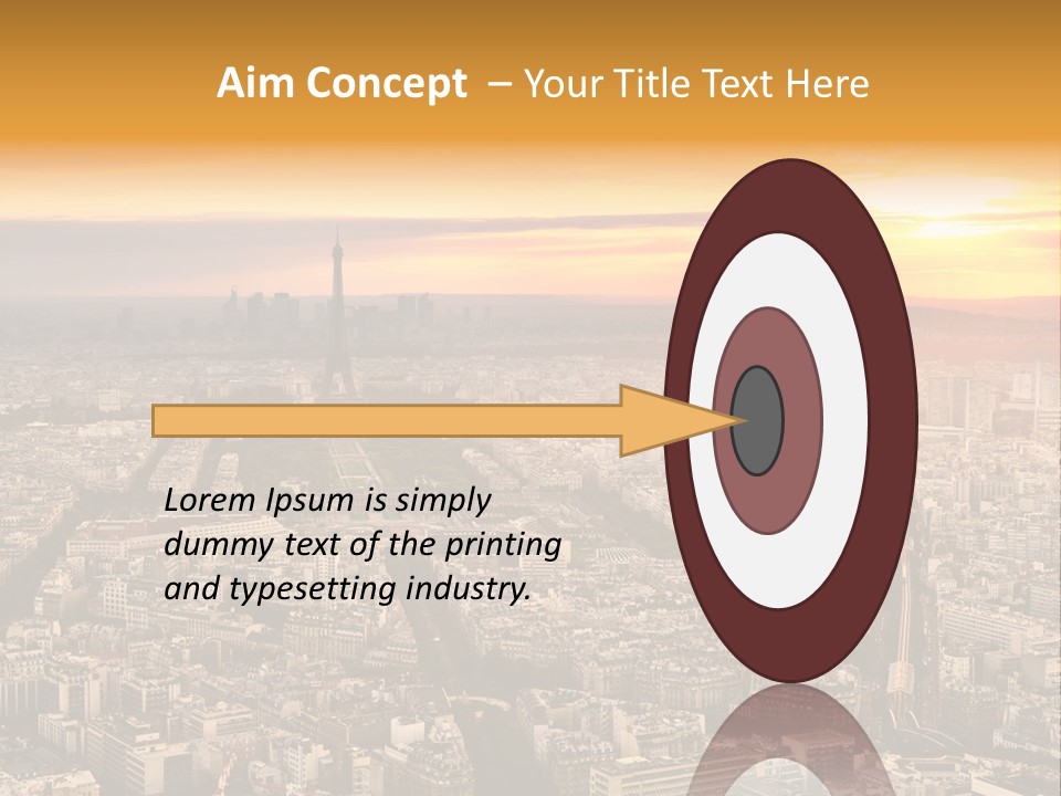 Sun Capital Eiffel PowerPoint Template