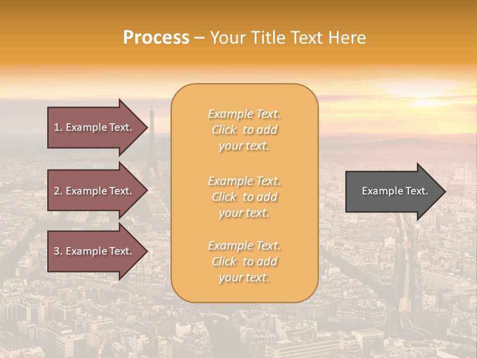 Sun Capital Eiffel PowerPoint Template