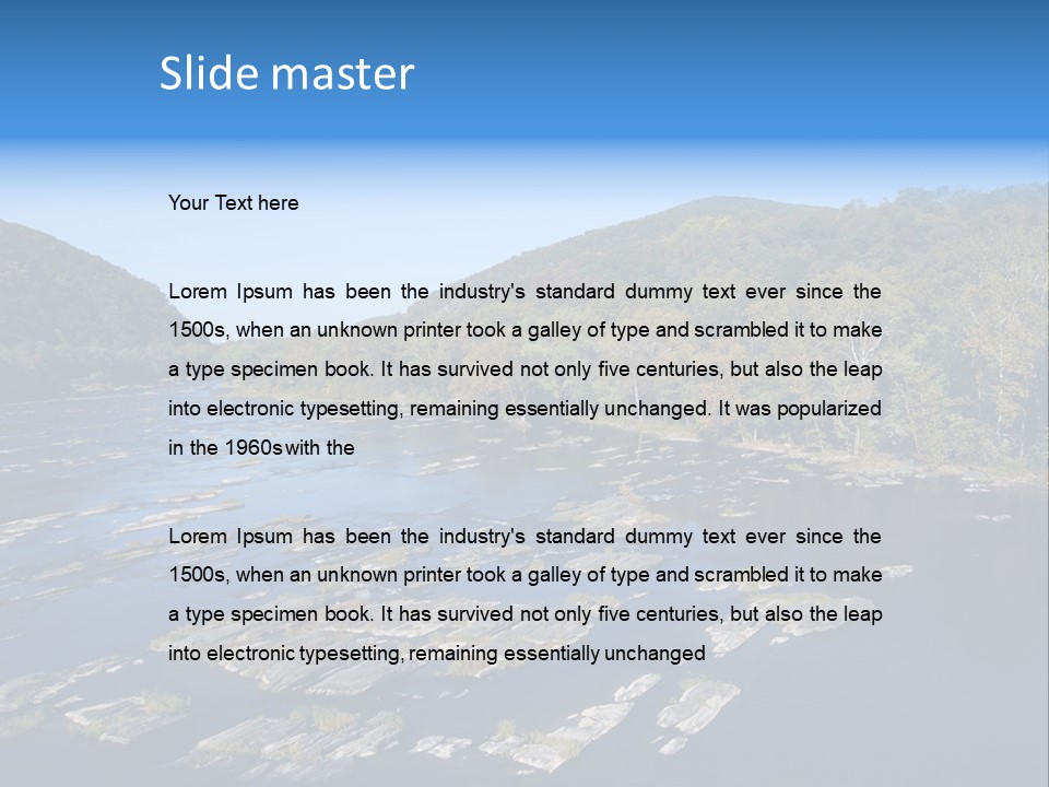 Rocky Park Virginia PowerPoint Template