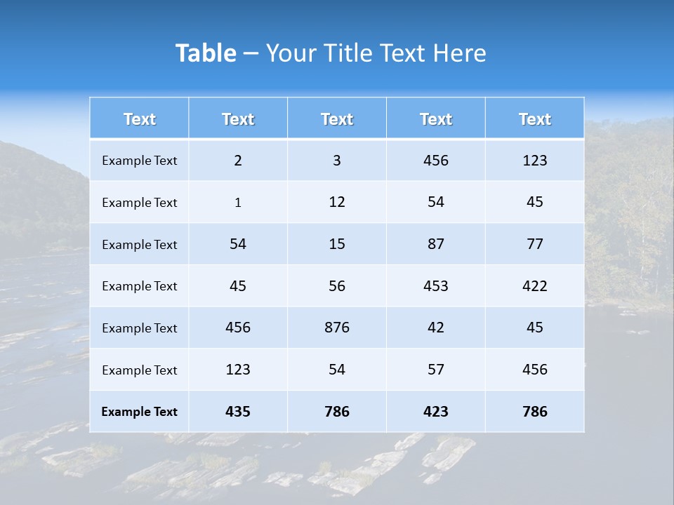 Rocky Park Virginia PowerPoint Template