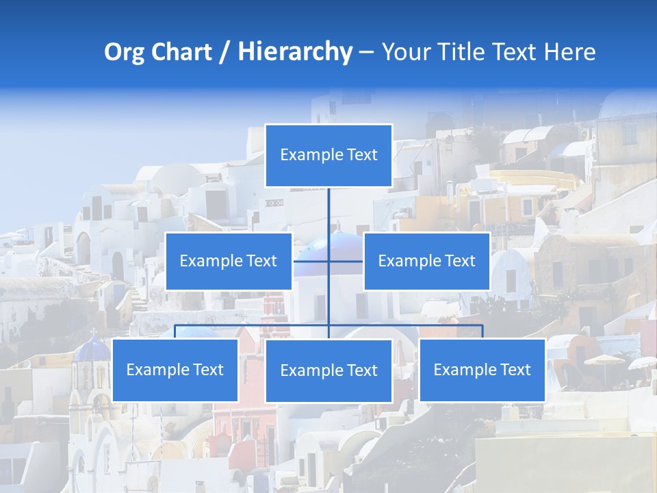 A Large Number Of Buildings With Blue Domes On Them PowerPoint Template