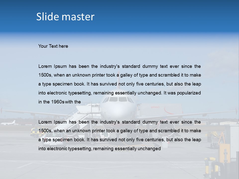 Board Jet Export PowerPoint Template