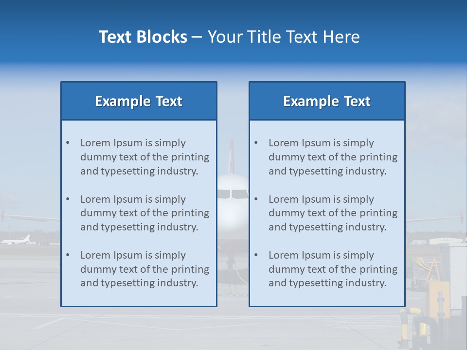 Board Jet Export PowerPoint Template
