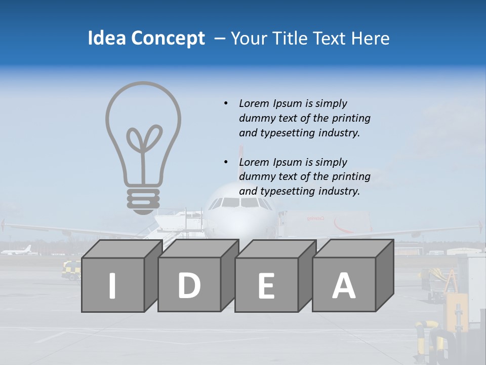 Board Jet Export PowerPoint Template
