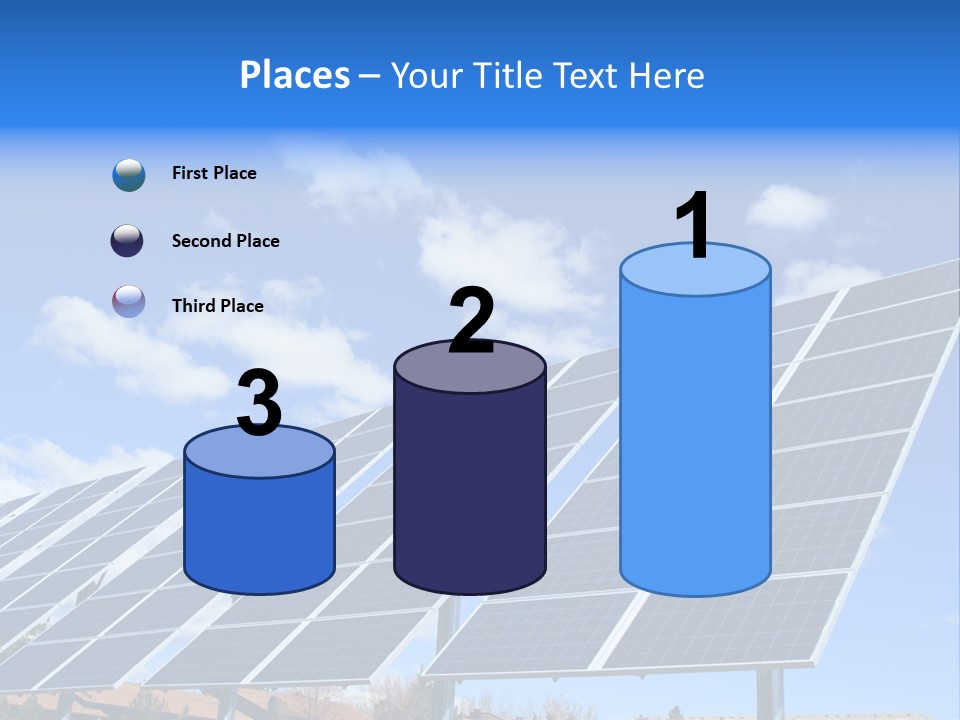 Blue Environment Cell PowerPoint Template