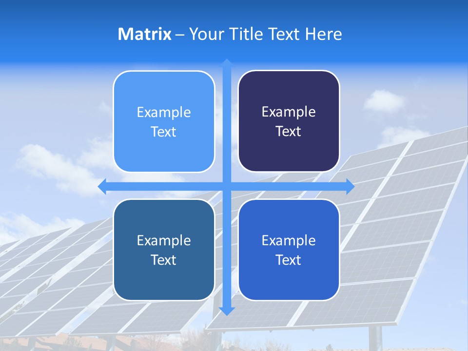 Blue Environment Cell PowerPoint Template
