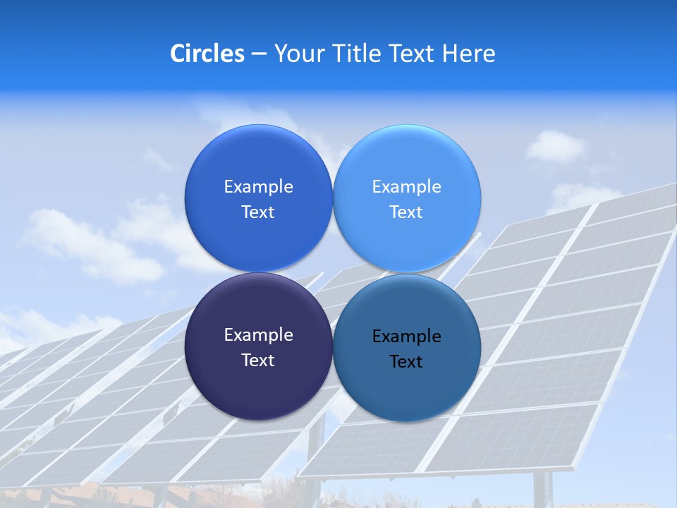 Blue Environment Cell PowerPoint Template
