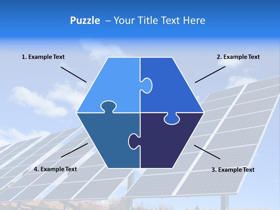 Blue Environment Cell PowerPoint Template