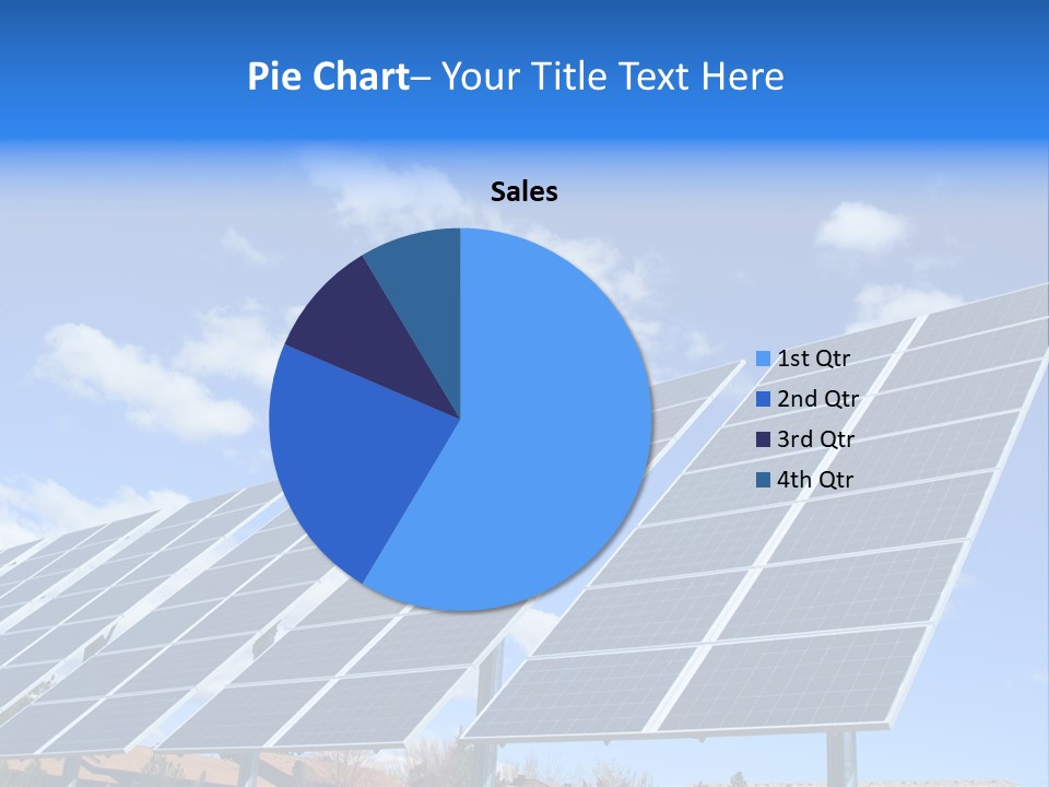 Blue Environment Cell PowerPoint Template