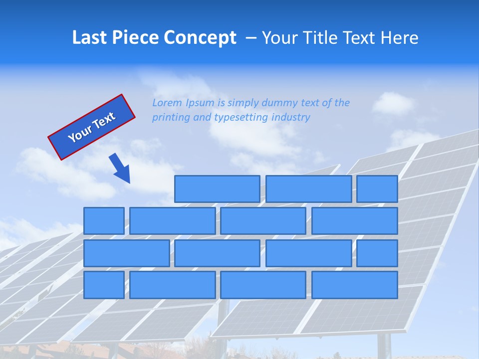 Blue Environment Cell PowerPoint Template