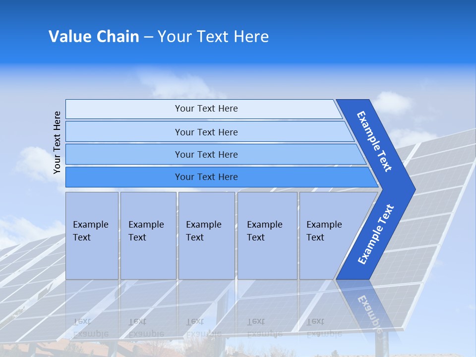 Blue Environment Cell PowerPoint Template