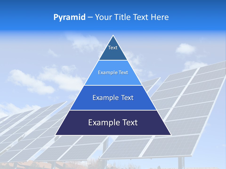 Blue Environment Cell PowerPoint Template