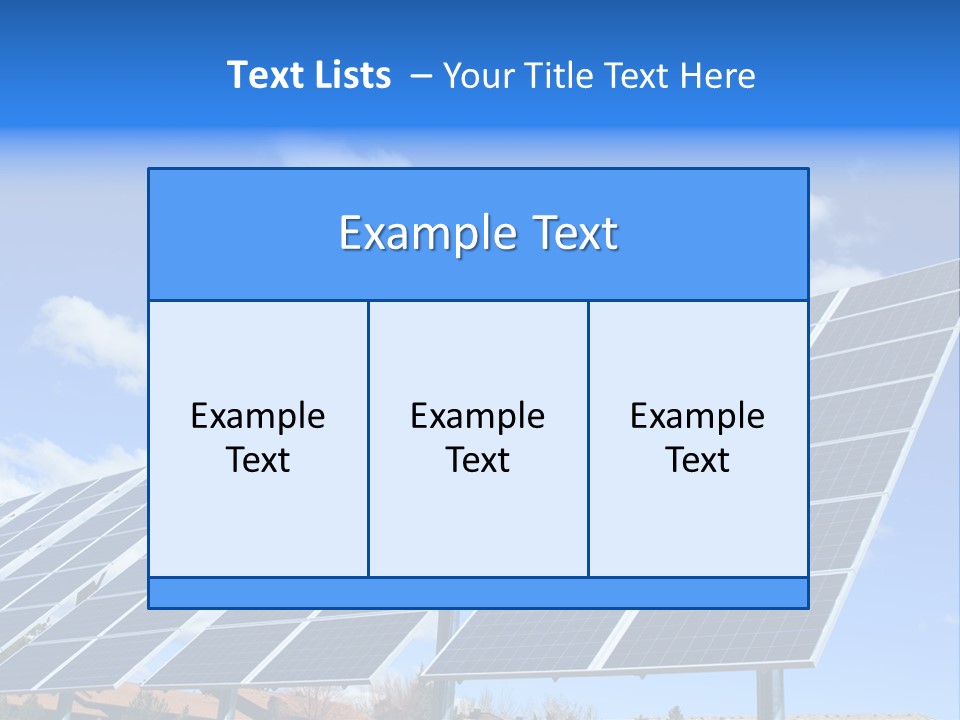 Blue Environment Cell PowerPoint Template