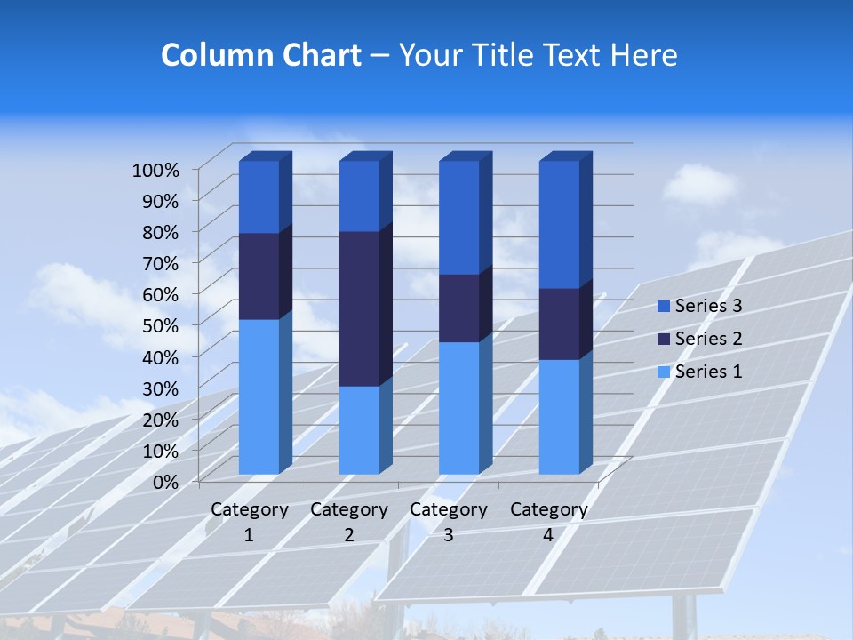 Blue Environment Cell PowerPoint Template