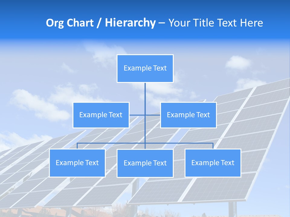 Blue Environment Cell PowerPoint Template