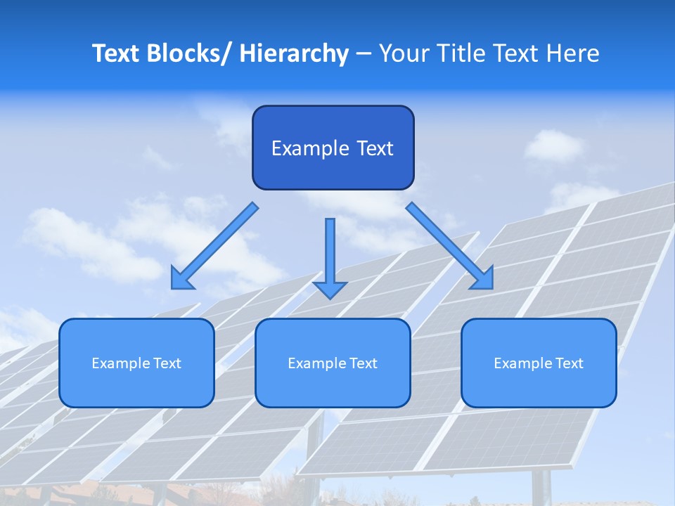 Blue Environment Cell PowerPoint Template