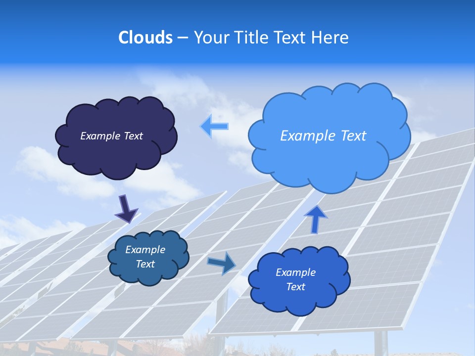 Blue Environment Cell PowerPoint Template