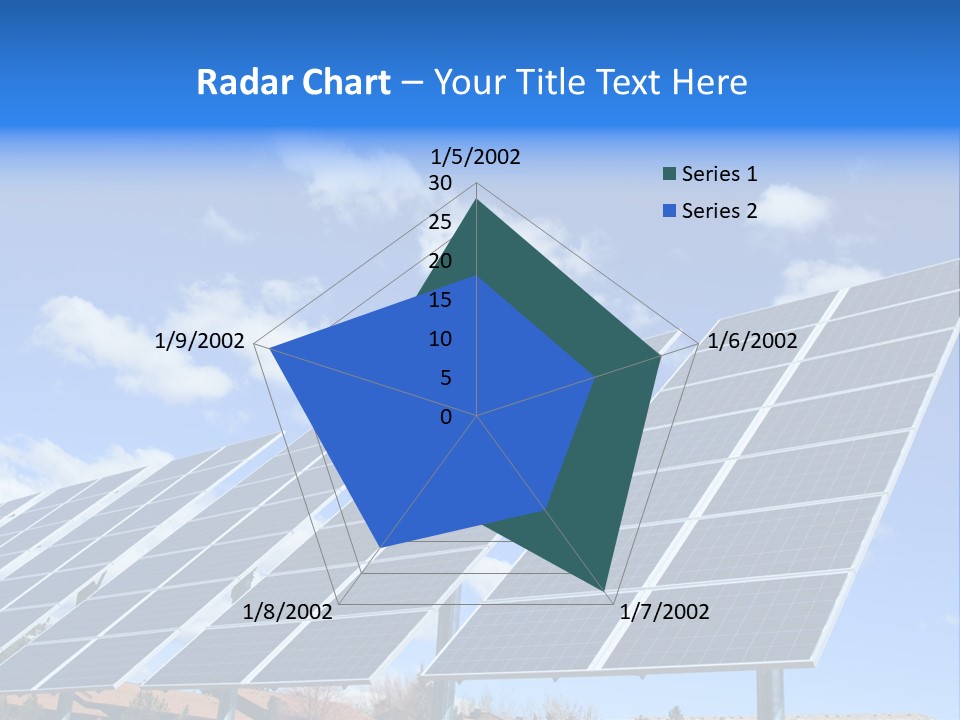 Blue Environment Cell PowerPoint Template