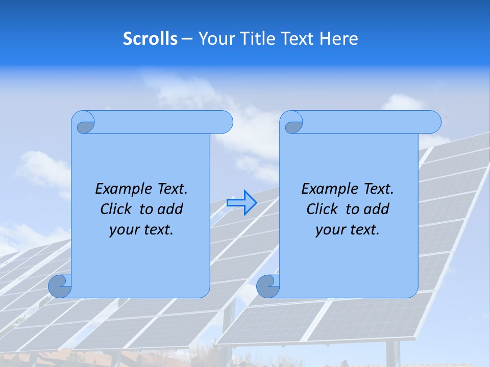 Blue Environment Cell PowerPoint Template