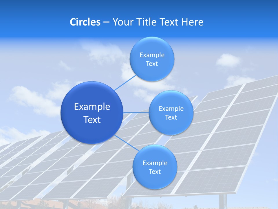 Blue Environment Cell PowerPoint Template