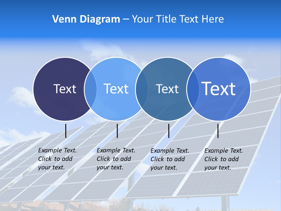 Blue Environment Cell PowerPoint Template