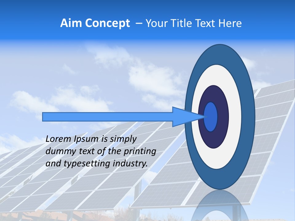 Blue Environment Cell PowerPoint Template