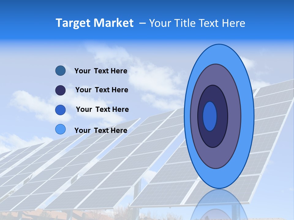 Blue Environment Cell PowerPoint Template