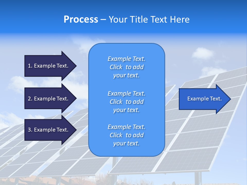 Blue Environment Cell PowerPoint Template
