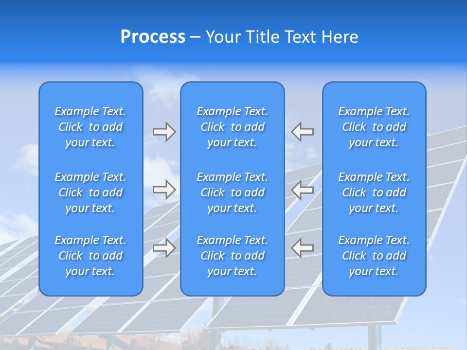 Blue Environment Cell PowerPoint Template