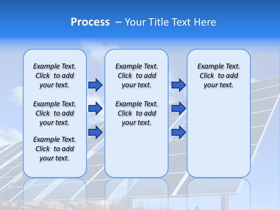 Blue Environment Cell PowerPoint Template