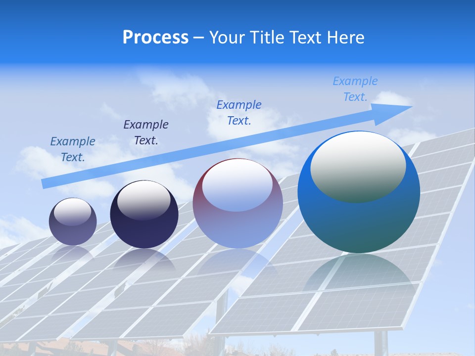 Blue Environment Cell PowerPoint Template