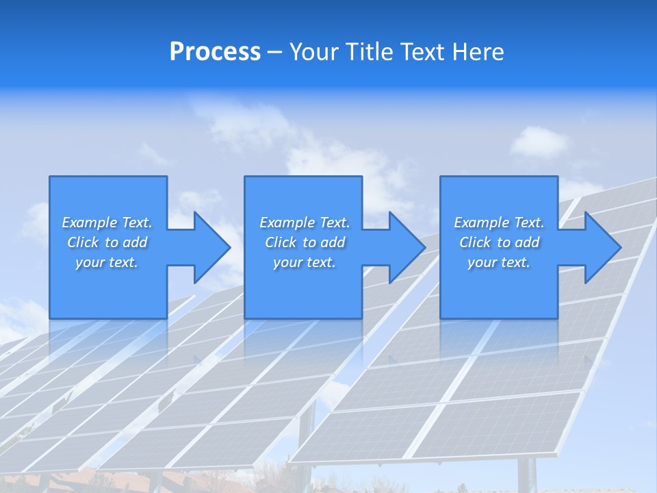 Blue Environment Cell PowerPoint Template