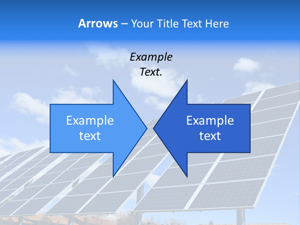 Blue Environment Cell PowerPoint Template