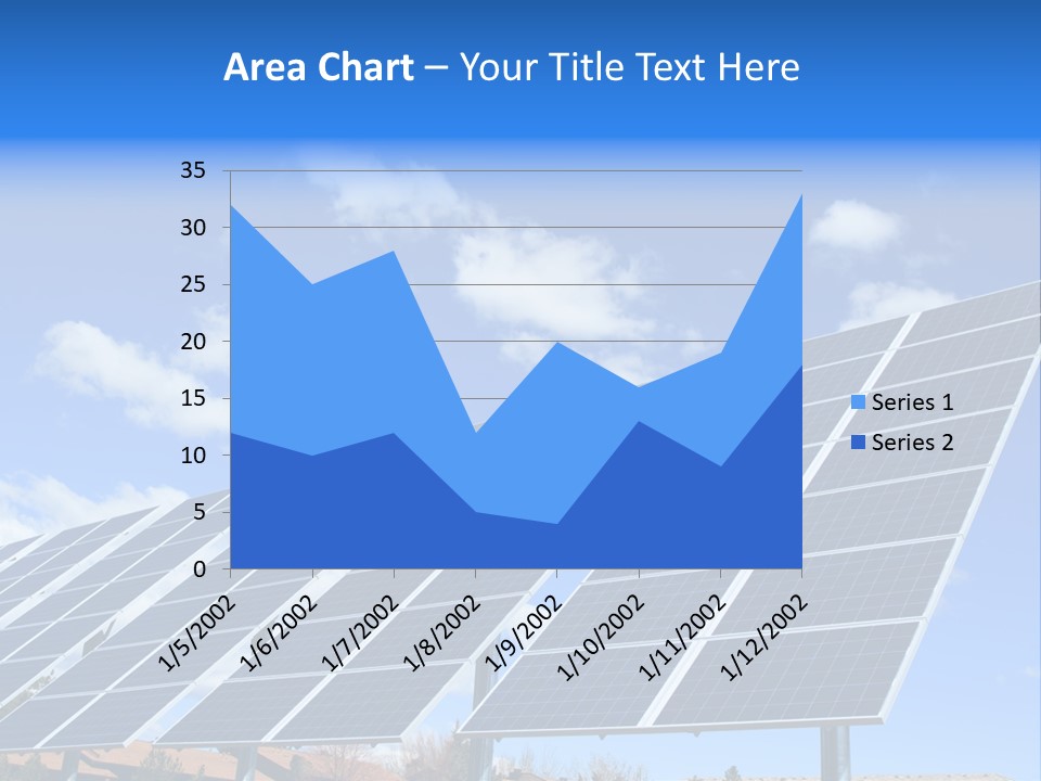 Blue Environment Cell PowerPoint Template