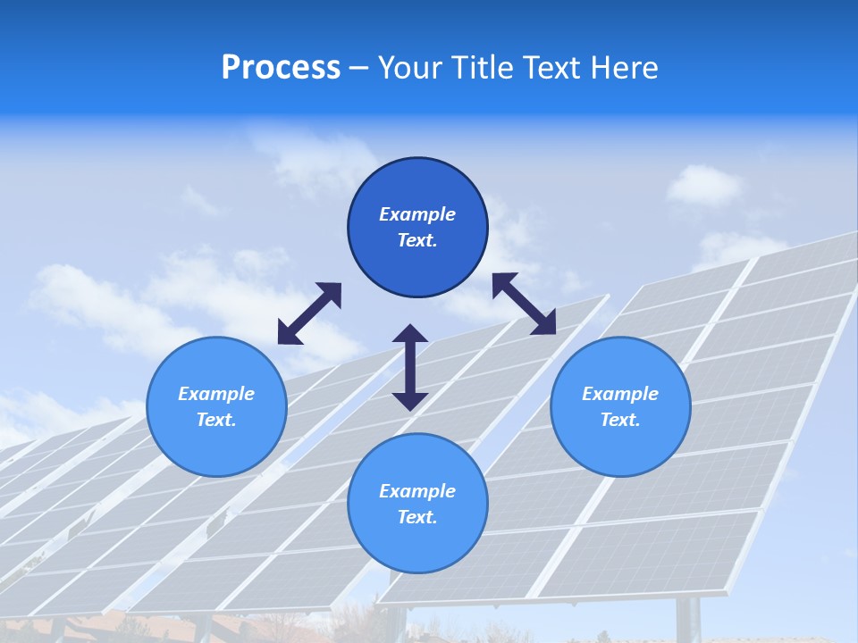 Blue Environment Cell PowerPoint Template
