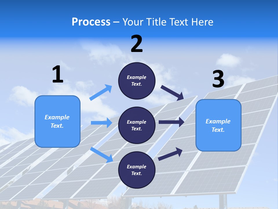 Blue Environment Cell PowerPoint Template