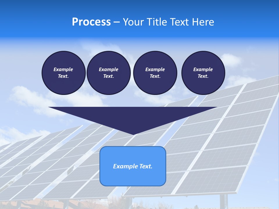 Blue Environment Cell PowerPoint Template