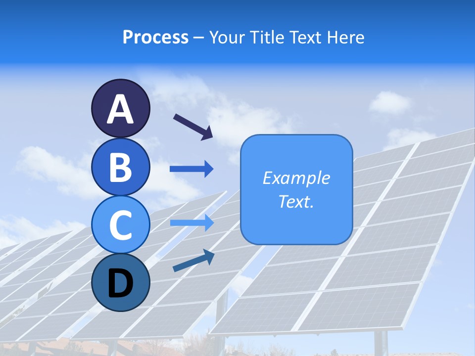 Blue Environment Cell PowerPoint Template