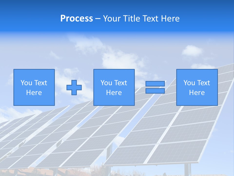 Blue Environment Cell PowerPoint Template