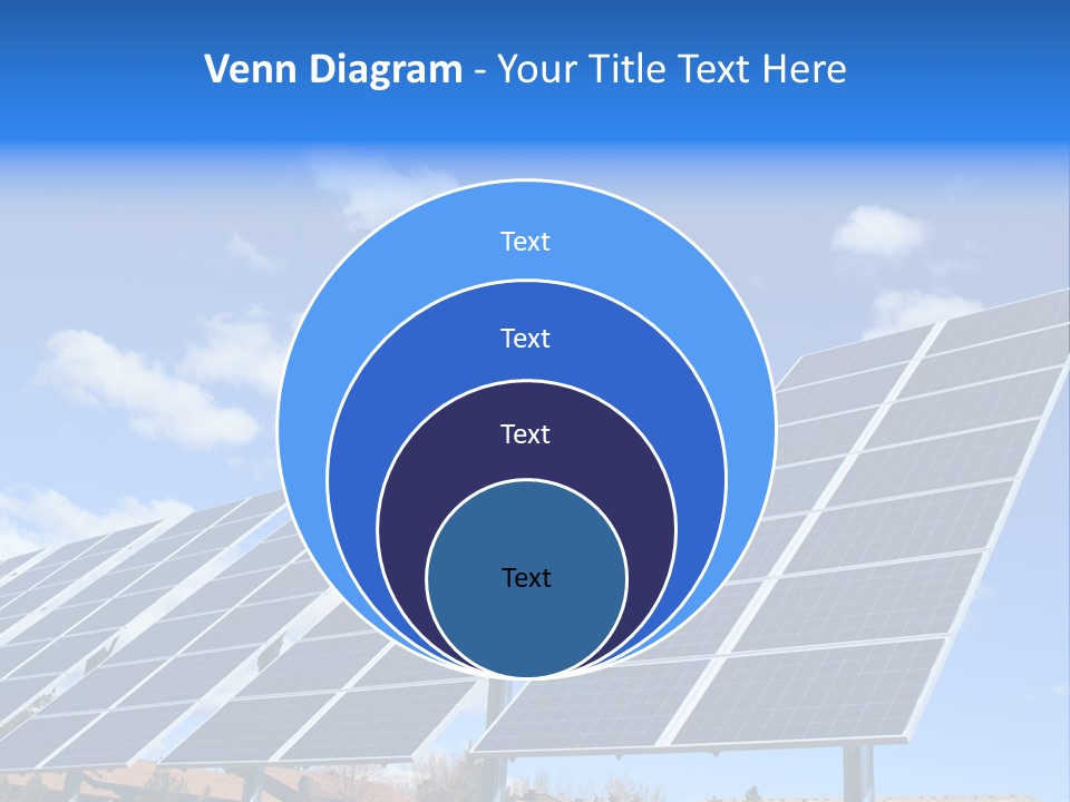 Blue Environment Cell PowerPoint Template