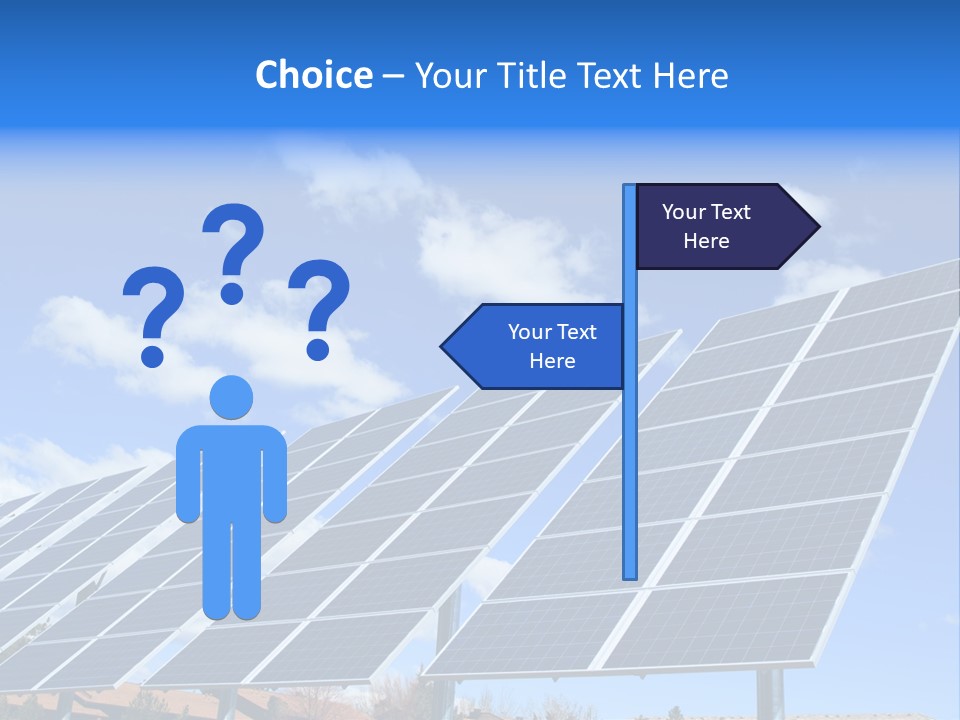 Blue Environment Cell PowerPoint Template