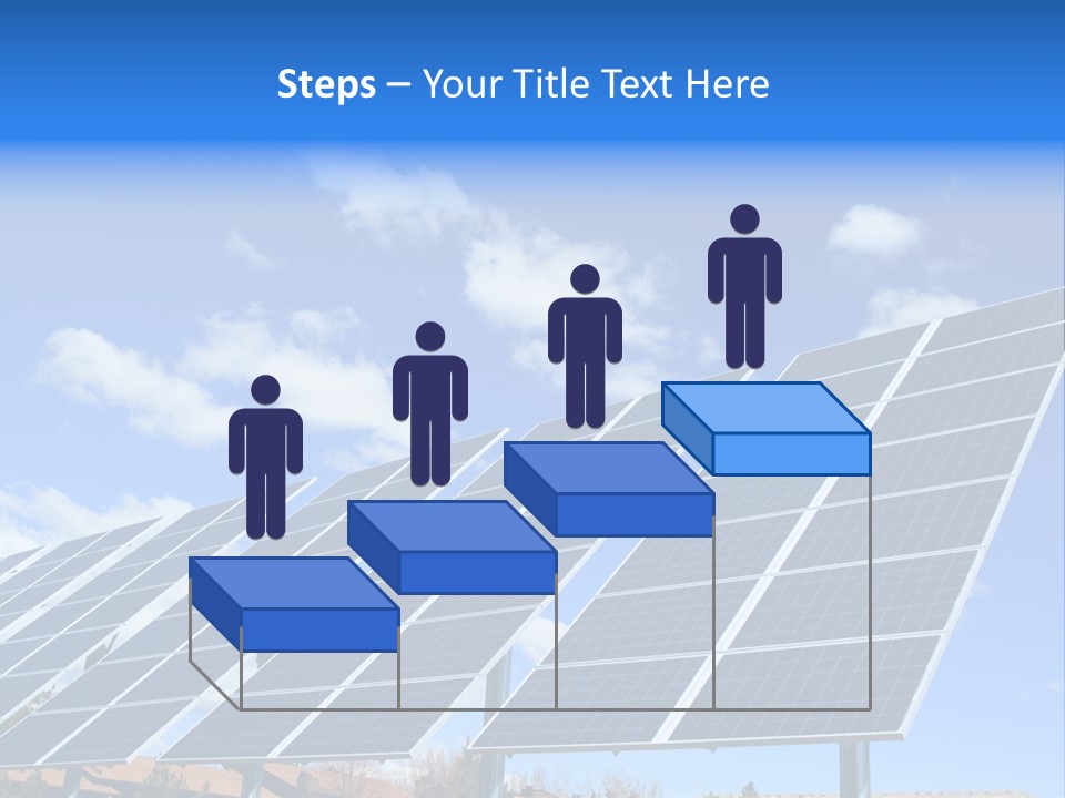Blue Environment Cell PowerPoint Template