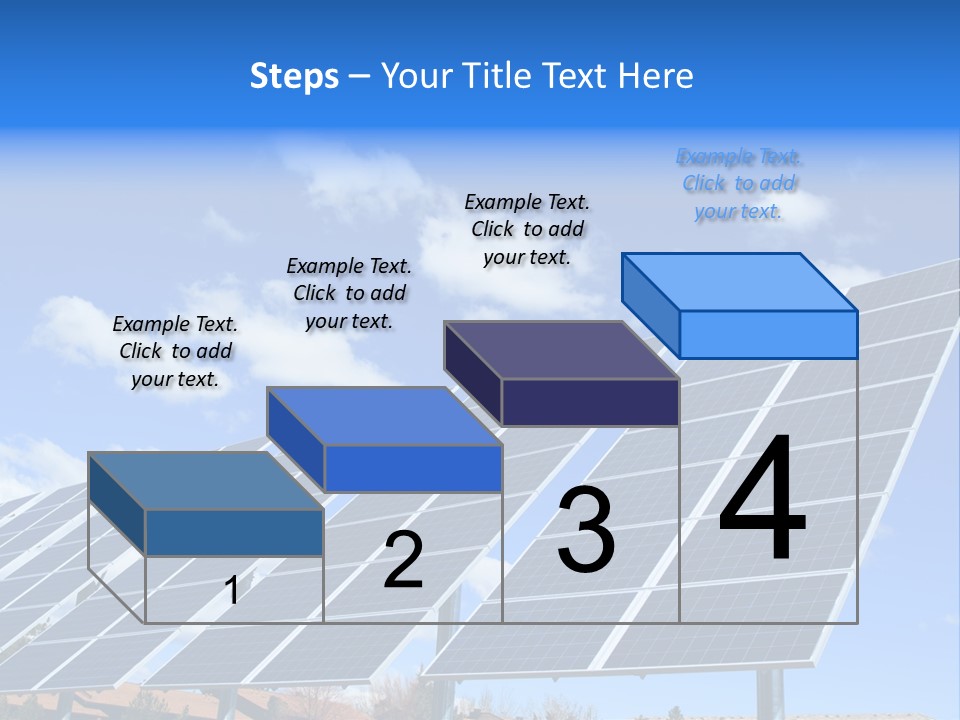 Blue Environment Cell PowerPoint Template