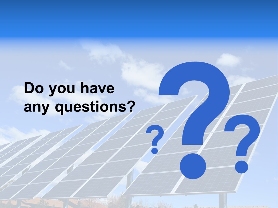 Blue Environment Cell PowerPoint Template