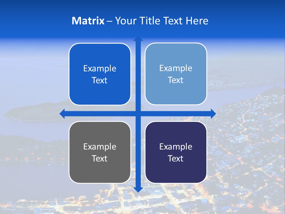 Queenstown Zealand Town PowerPoint Template