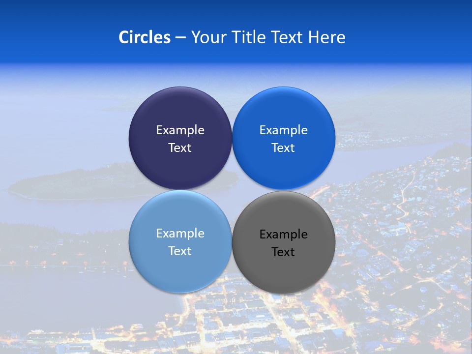 Queenstown Zealand Town PowerPoint Template