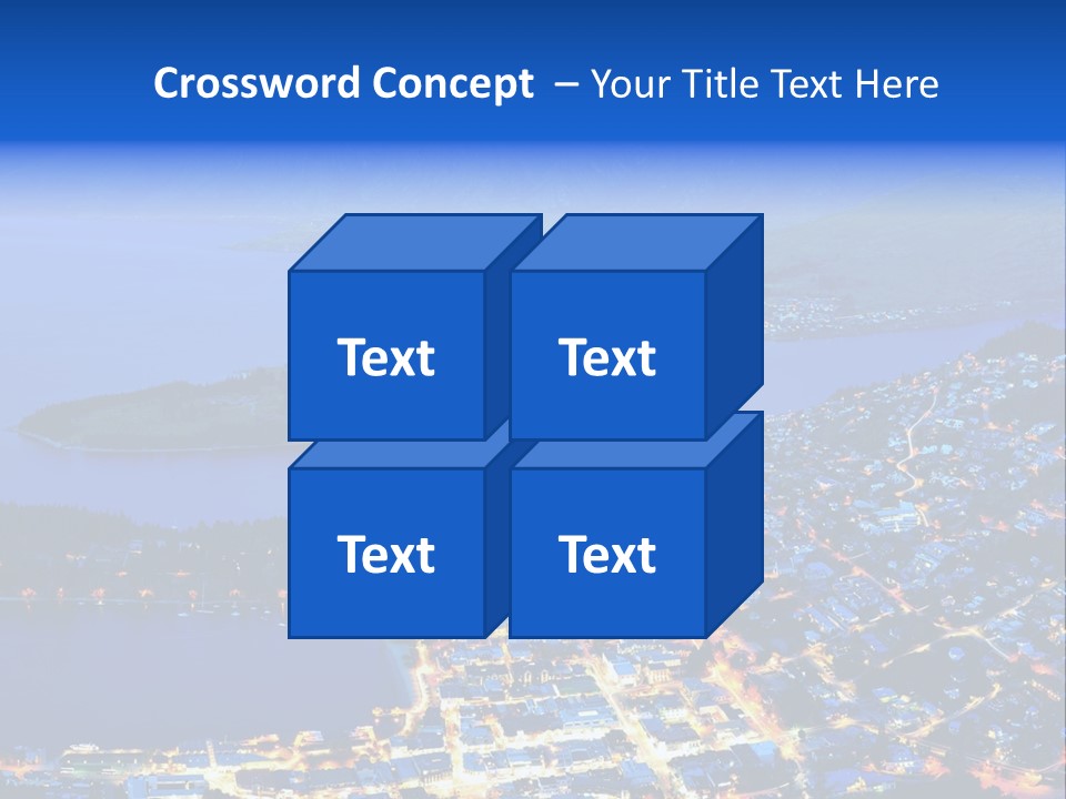 Queenstown Zealand Town PowerPoint Template