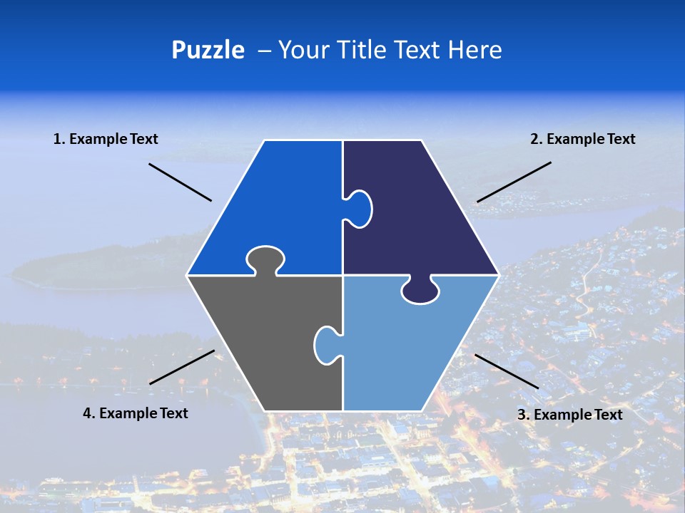 Queenstown Zealand Town PowerPoint Template